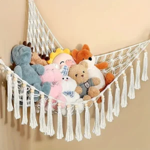 Large-capacity plush animal hammock