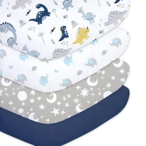 4-Pack Extra Soft Microfiber Crib Sheets